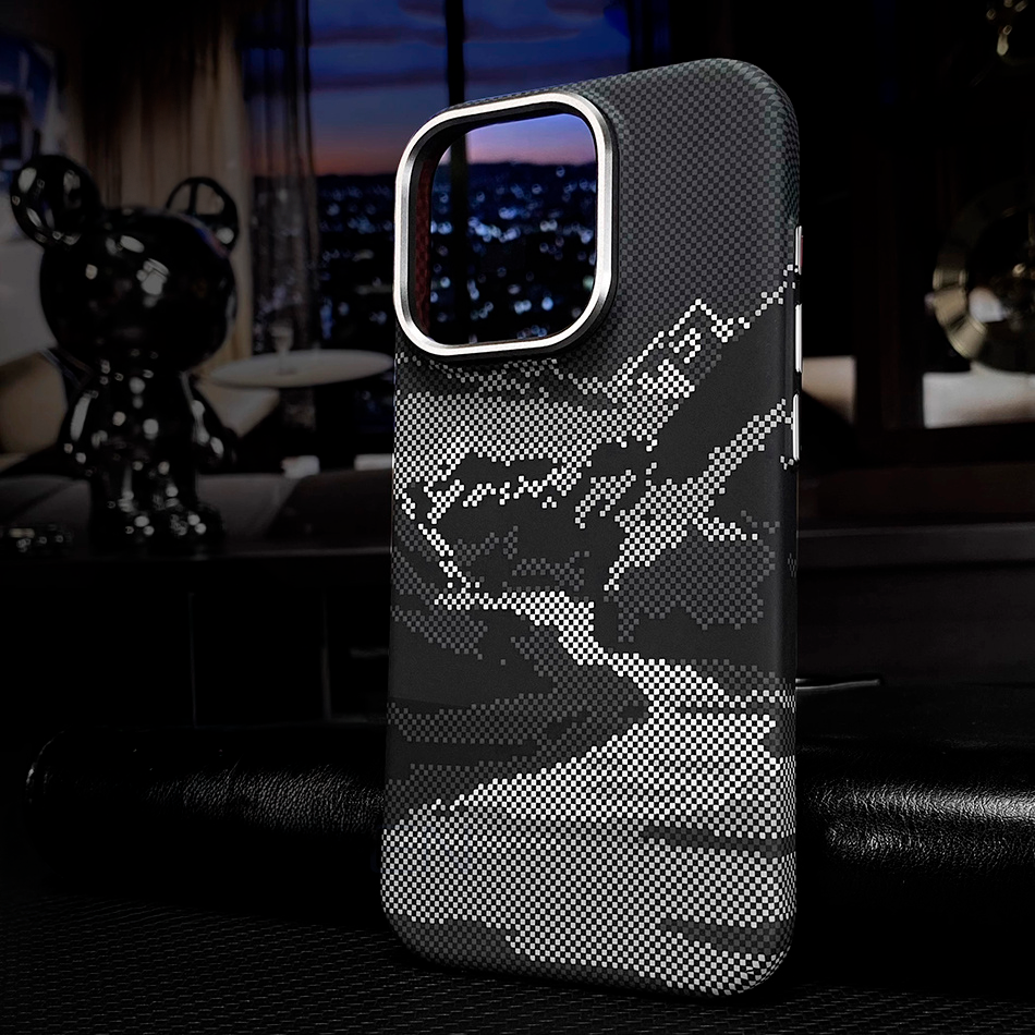 CAPA IPHONE CARBON MOUNTAINS MAGSAFE