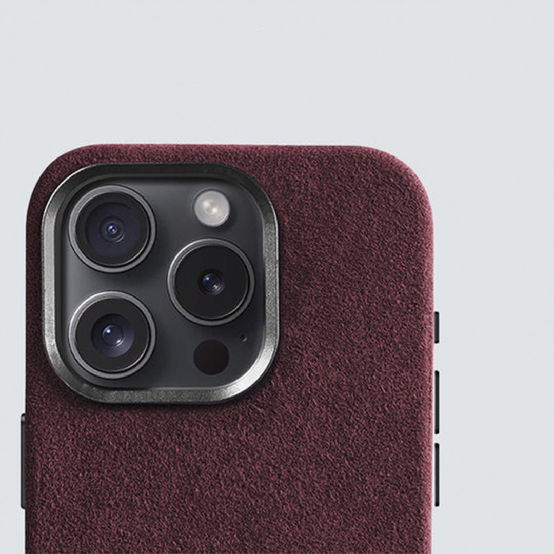 CAPA ALCANTARA VERMELHA MAGSAFE