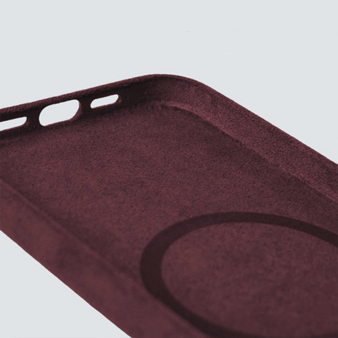 CAPA ALCANTARA VERMELHA MAGSAFE