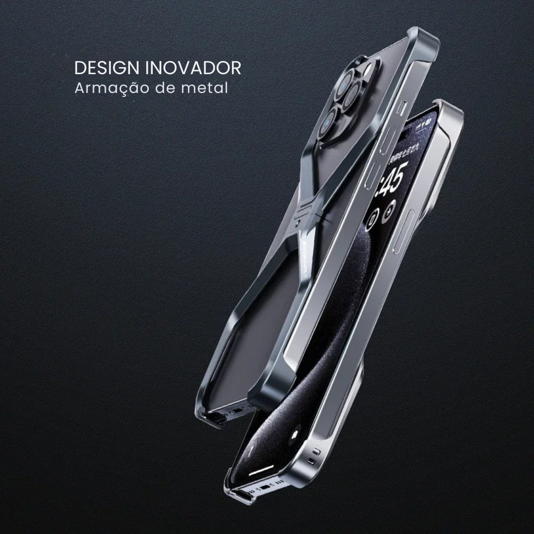 CAPA IPHONE MINIMALISTA TITANIUM