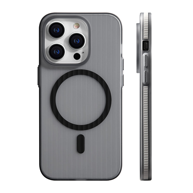 CAPA IPHONE TRANSPARENTE GEOMETRI MAGSAFE