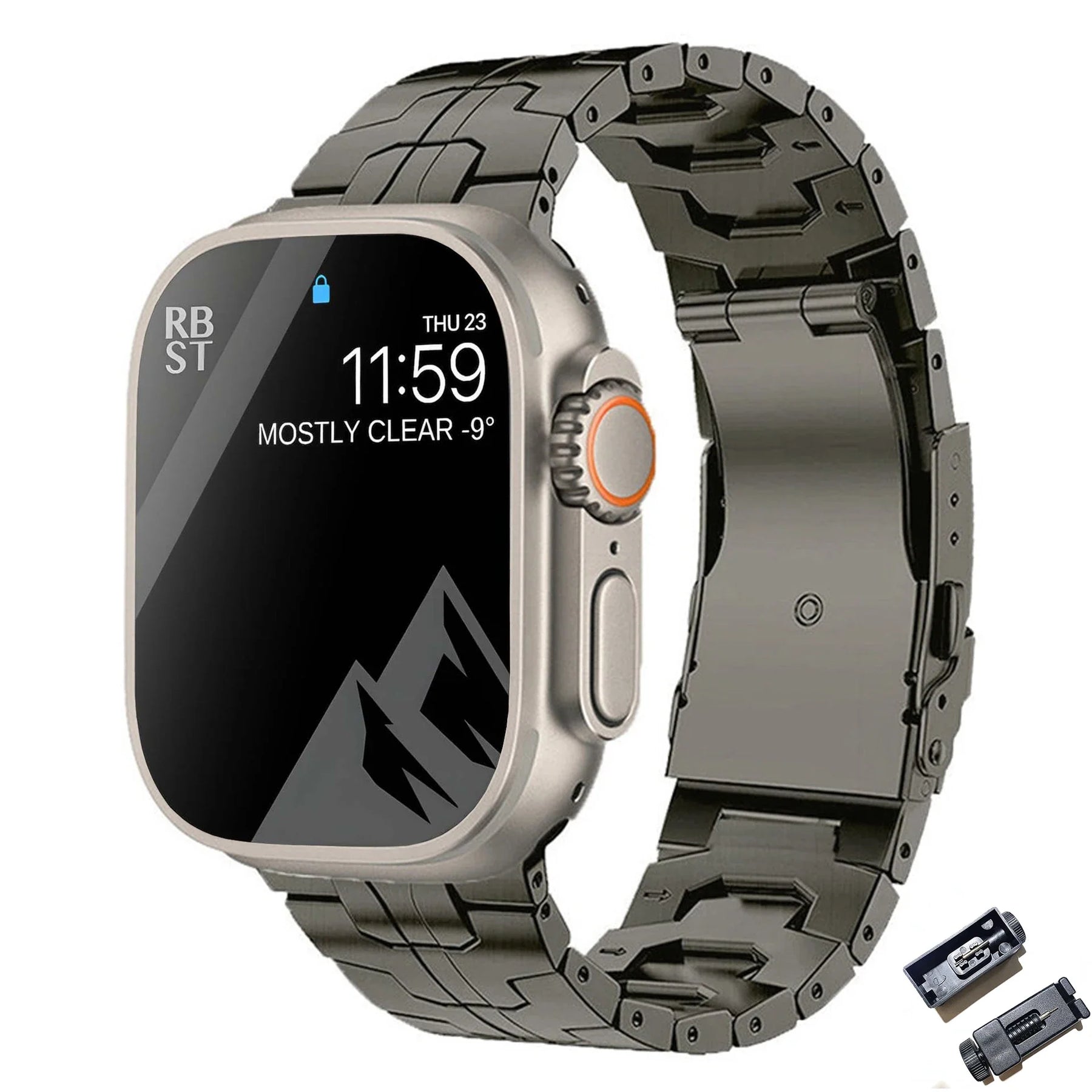 Pulseira de Titânio para Apple Watch