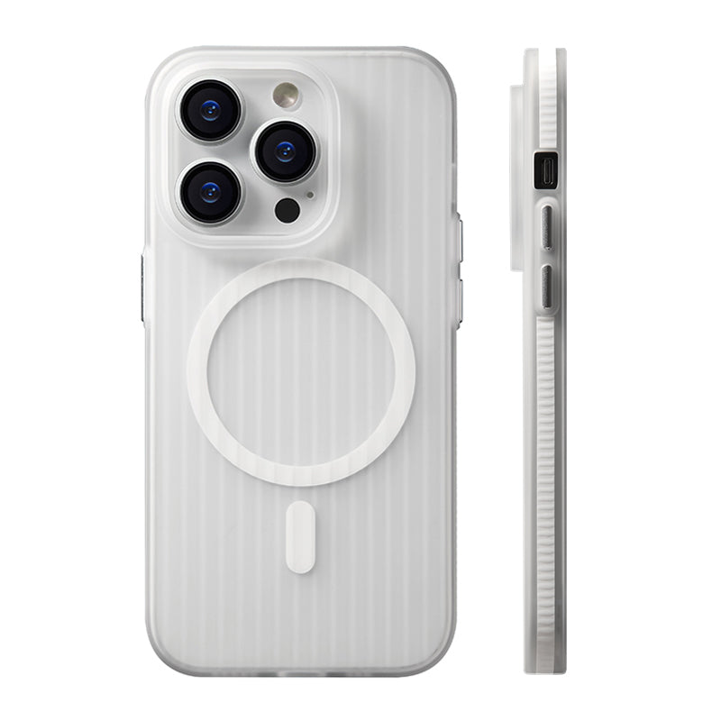 CAPA IPHONE TRANSPARENTE GEOMETRI MAGSAFE