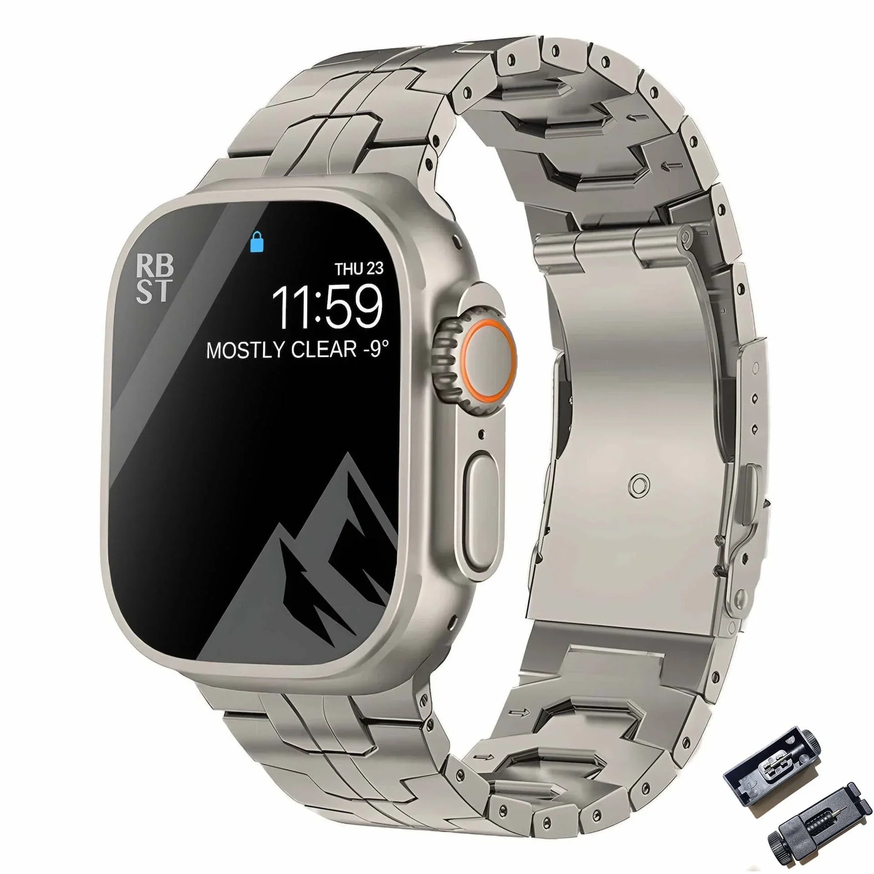 Pulseira de Titânio para Apple Watch