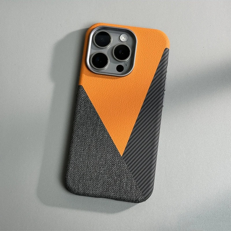 CAPA IPHONE CARBON LEATHER