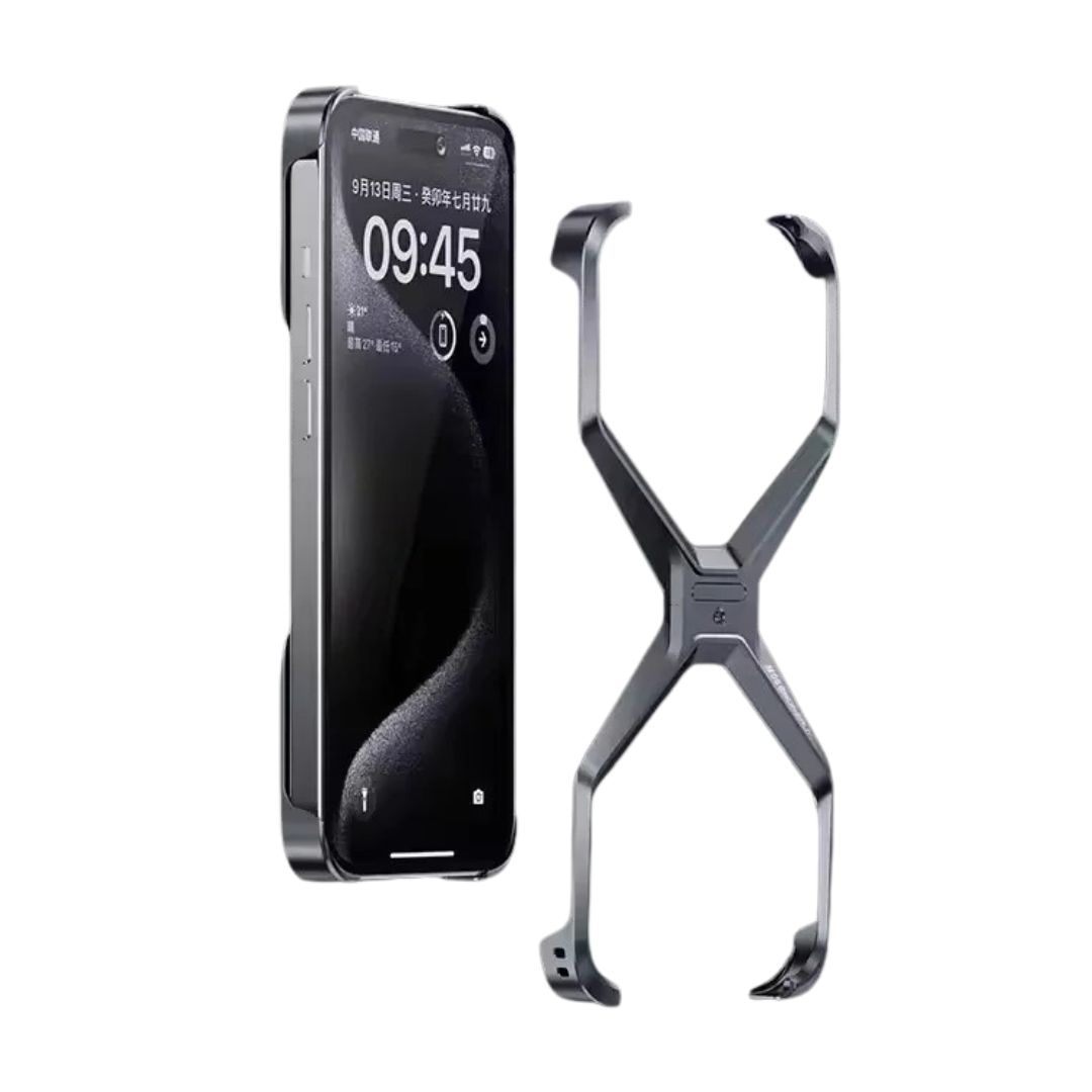 CAPA IPHONE MINIMALISTA TITANIUM