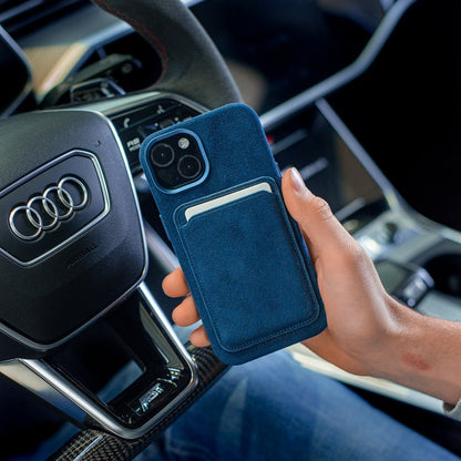 CAPA ALCANTARA AZUL MAGSAFE