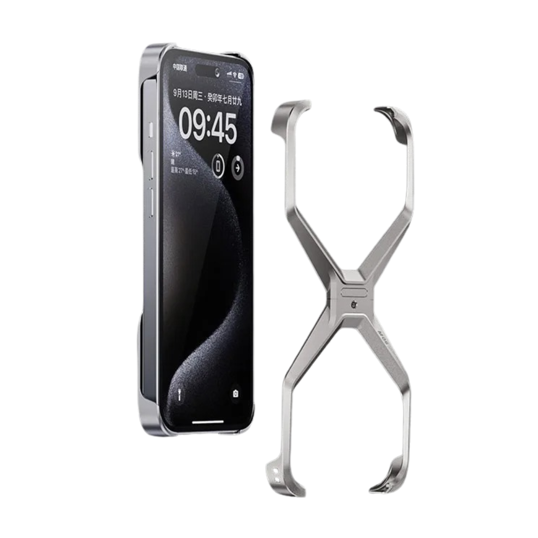 CAPA IPHONE MINIMALISTA TITANIUM