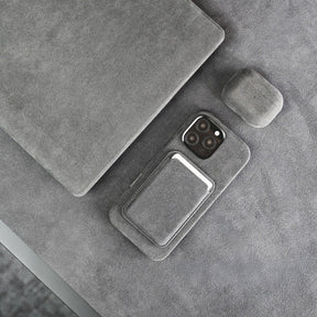 CAPA ALCANTARA CINZA MAGSAFE