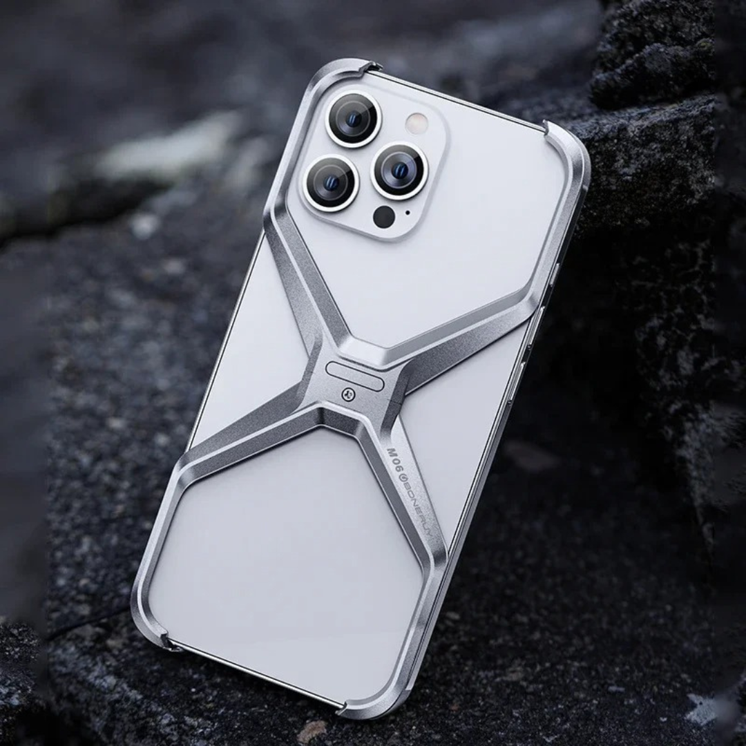 CAPA IPHONE MINIMALISTA TITANIUM