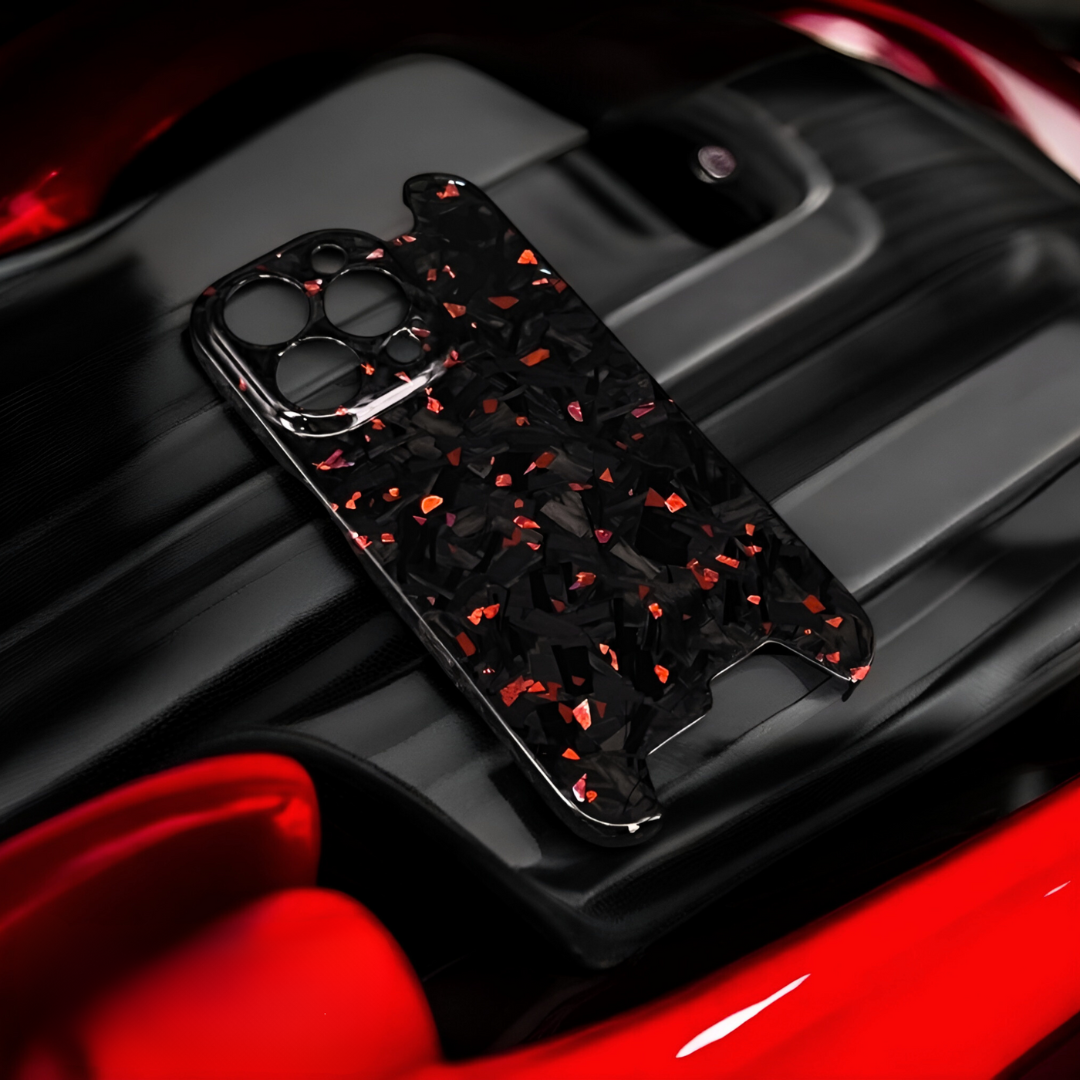 CAPA IPHONE CARBON NEW FLAKES CORES MAGSAFE