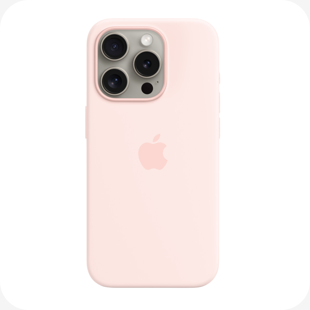 CAPA IPHONE SILICONE ROSA