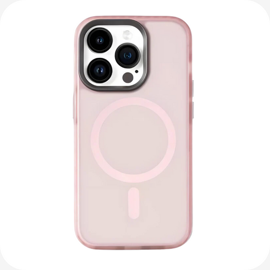 CAPA IPHONE SILICONE ROSA MAGSAFE