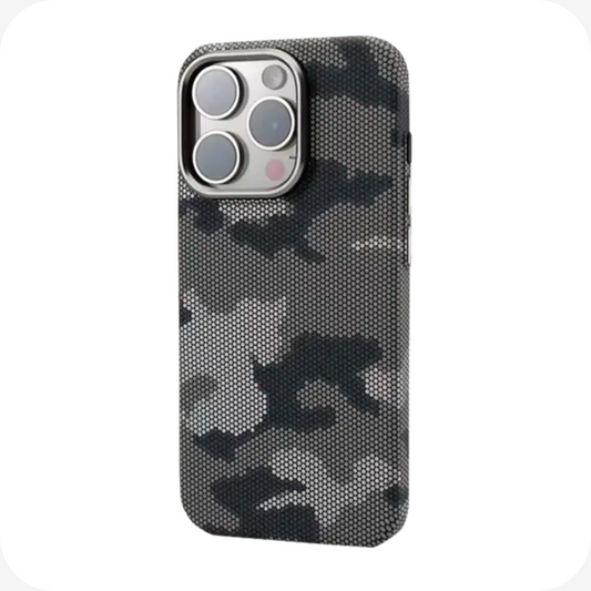 CAPA IPHONE CARBON CAMUFLAGEM MAGSAFE