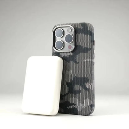 CAPA IPHONE CARBON CAMUFLAGEM MAGSAFE