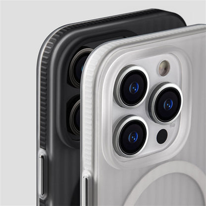 CAPA IPHONE  TRANSPARENTE GEOMETRI MAGSAFE