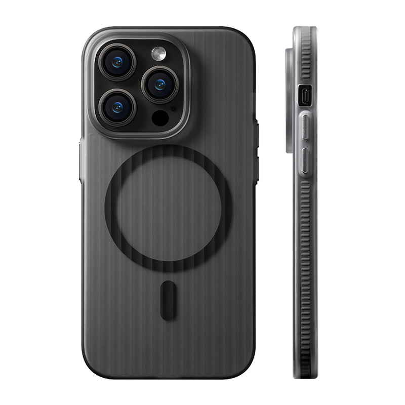 CAPA IPHONE  TRANSPARENTE GEOMETRI MAGSAFE