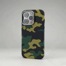 CAPA IPHONE CARBON CAMUFLAGEM MAGSAFE