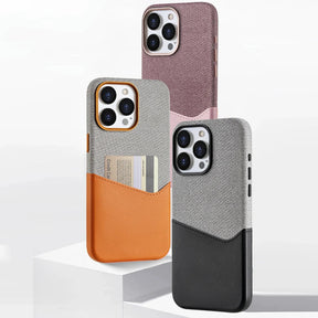 CAPA IPHONE COURO CARD