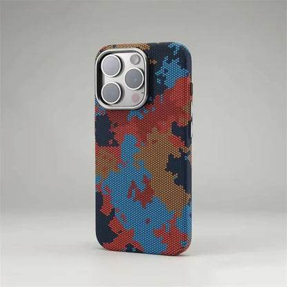 CAPA IPHONE CARBON CAMUFLAGEM MAGSAFE