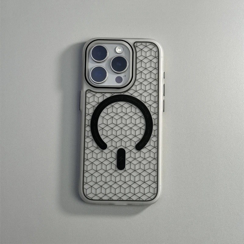 CAPA IPHONE GEOMETRIA MAGSAFE