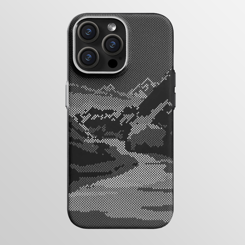 CAPA IPHONE CARBON MOUNTAINS MAGSAFE