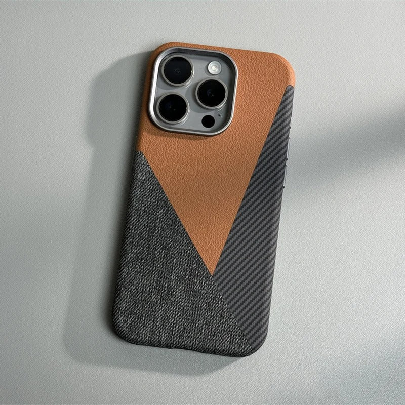 CAPA IPHONE CARBON LEATHER