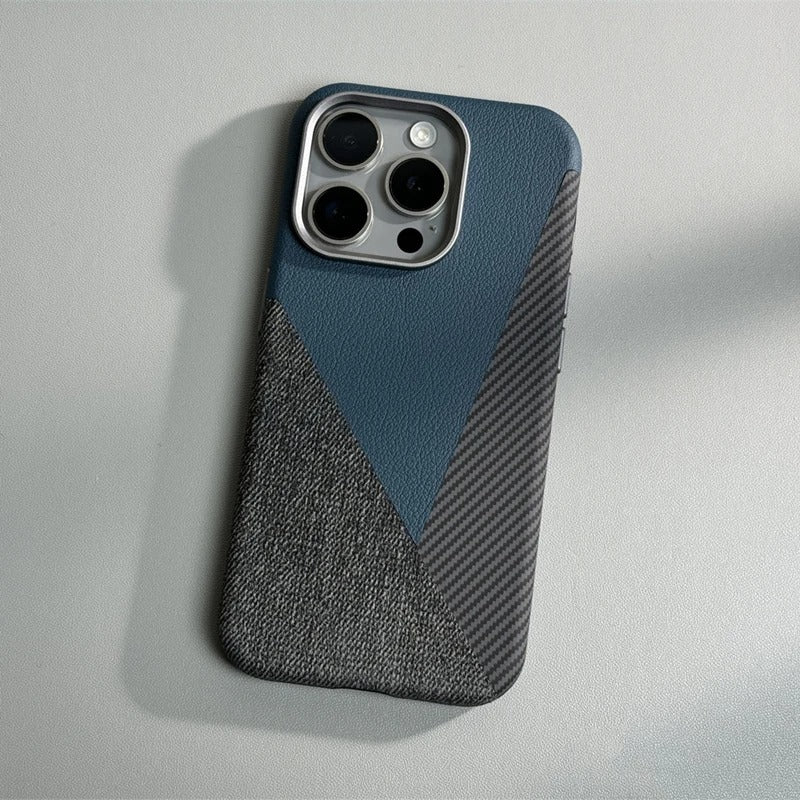 CAPA IPHONE CARBON LEATHER