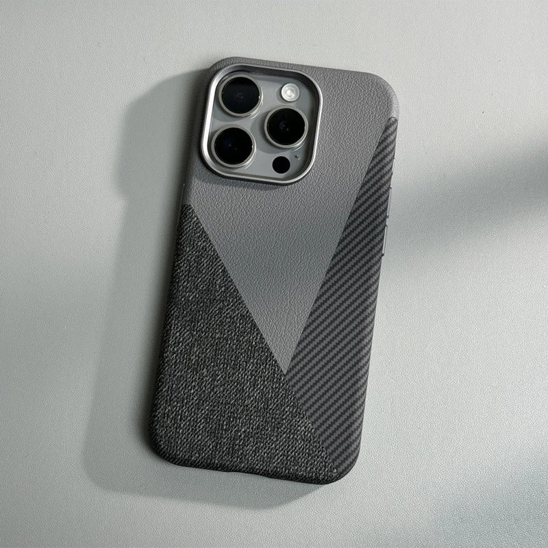 CAPA IPHONE CARBON LEATHER